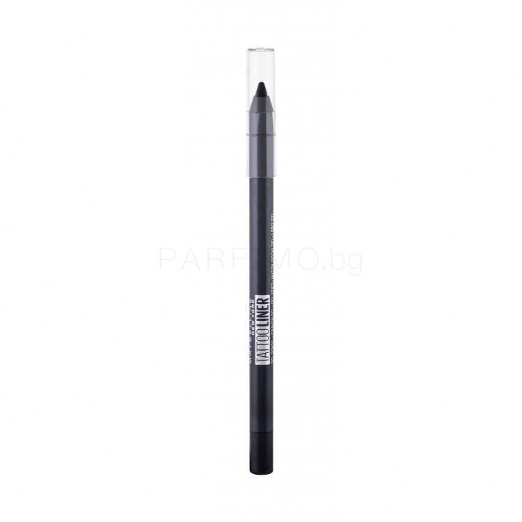 Maybelline Tattoo Liner Молив за очи за жени 1,3 g Нюанс 901 Intense Charcoal