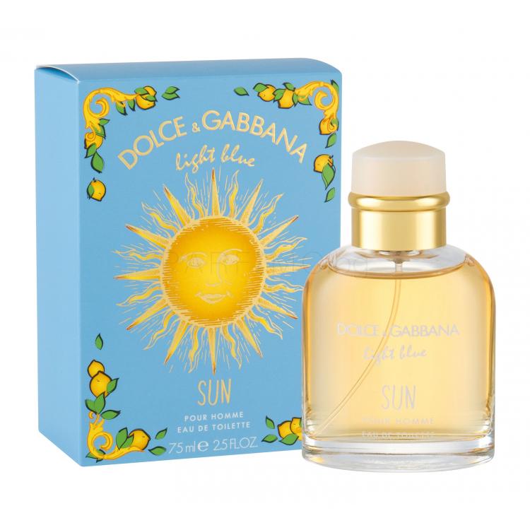 Dolce&amp;Gabbana Light Blue Sun Pour Homme Eau de Toilette за мъже 75 ml