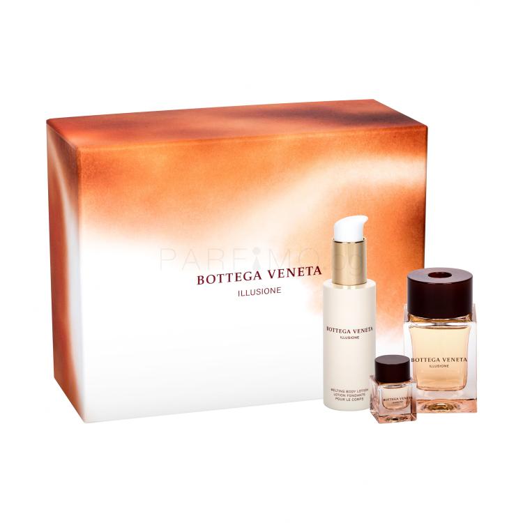 Bottega Veneta Illusione Подаръчен комплект EDP 75 ml + EDP 7,5 ml + лосион за тяло 100 ml