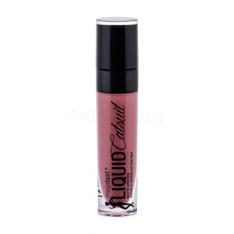 Wet n Wild Liquid Catsuit Matte Червило за жени 5,7 g Нюанс E924B Rebel Rose