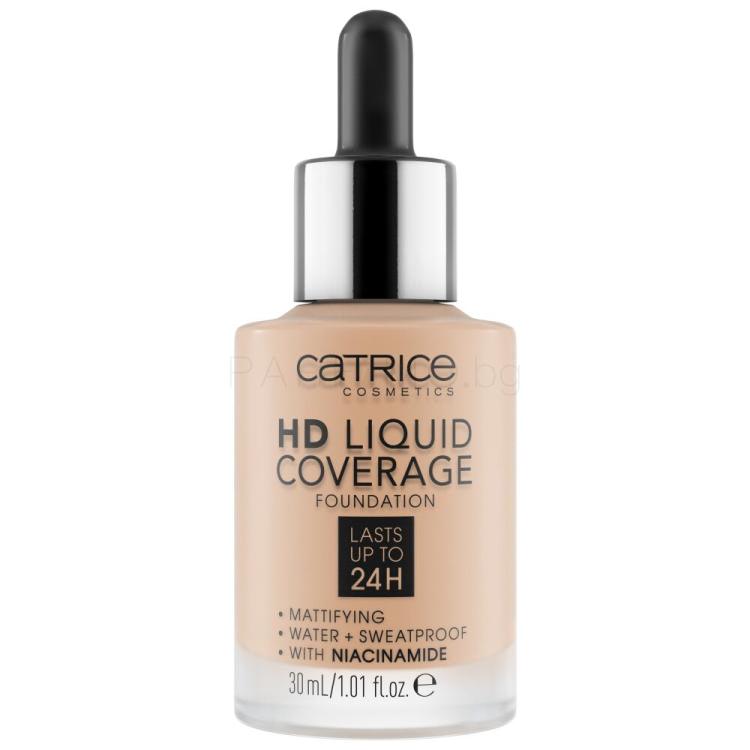 Catrice HD Liquid Coverage 24H Фон дьо тен за жени 30 ml Нюанс 030 Sand Beige