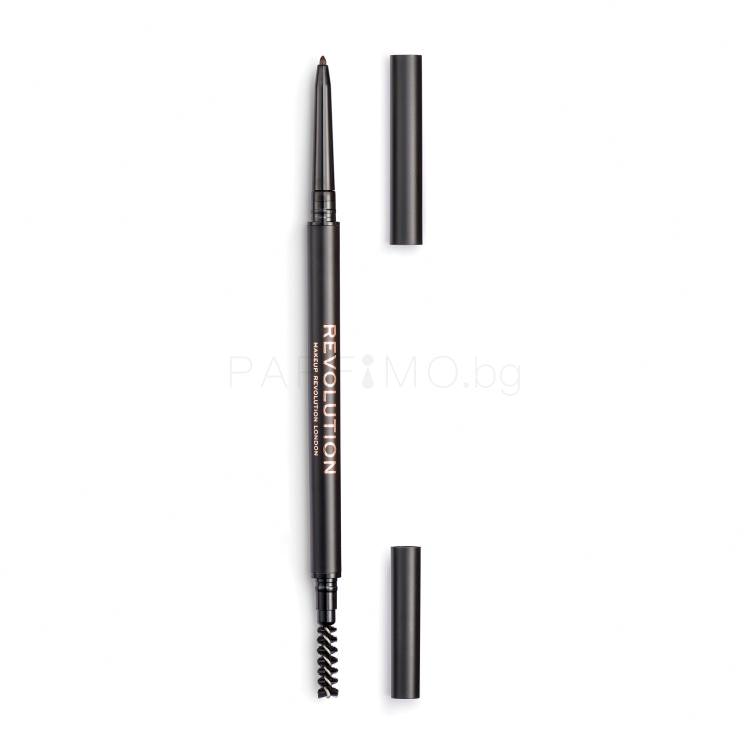 Makeup Revolution London Precise Brow Pencil Молив за вежди за жени 0,05 g Нюанс Dark Brown