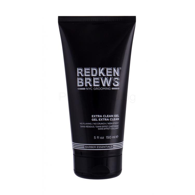 Redken Brews Extra Clean Gel Гел за коса за мъже 150 ml