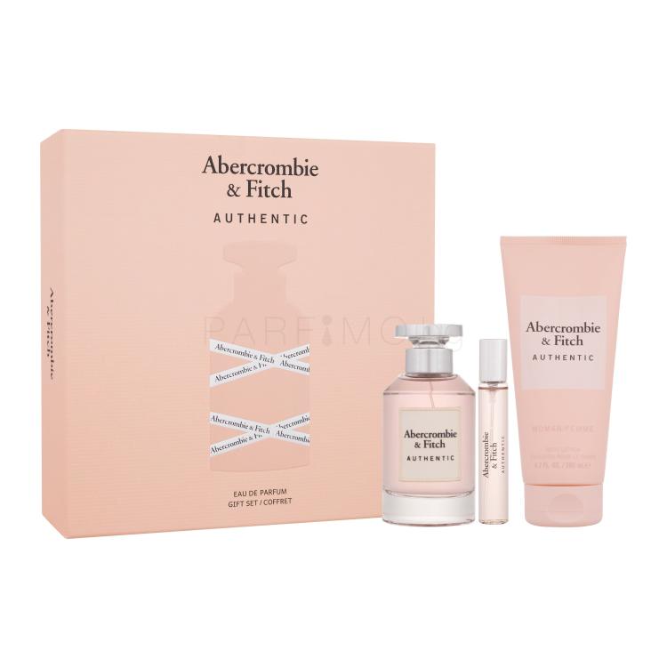 Abercrombie &amp; Fitch Authentic Подаръчен комплект EDP 100 ml + EDP 15 ml + лосион за тяло 200 ml