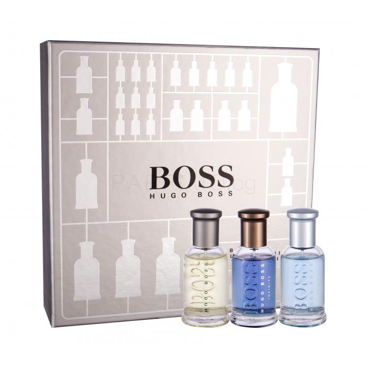 HUGO BOSS Boss Bottled Collection Подаръчен комплект EDT Boss Bottled 30 ml + EDP Boss Bottled Infinite 30 ml + EDT Boss Bottled Tonic 30 ml